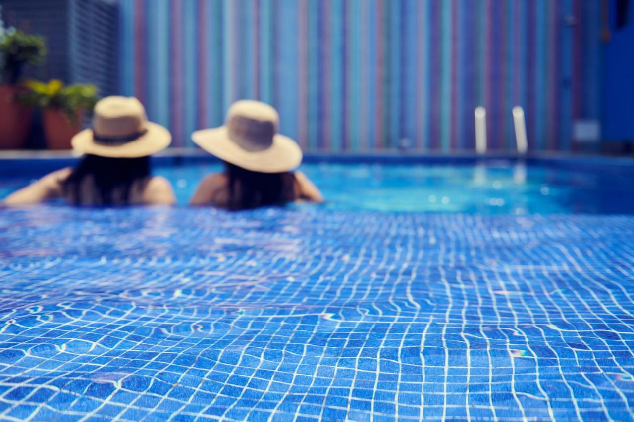 Hotel Luxury Patio Azul (Adults Only) Puerto Vallarta Eksteriør billede Swimming pool